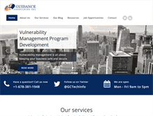 Tablet Screenshot of guidance-consulting.com